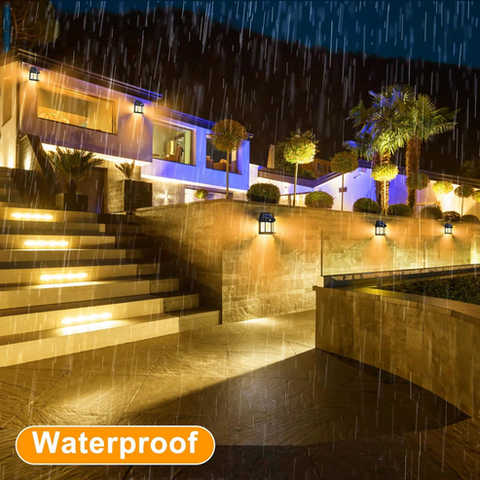 Solar Outdoor Wall Light – Waterproof , Motion Sensor, Auto On/Off