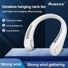 Rechargeable and Portable Vaneless Neck Fan - Super Cooling Strong Fan 360°